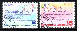 LIECHTENSTEIN MI-NR. 1103-1104 GESTEMPELT(USED) EUROPA 1995 FRIEDEN Und FREIHEIT - 1995