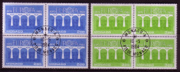 MONACO MI.NR. 1622-1623 O 4er BLOCK EUROPA 1984 BRÜCKEN - 1984