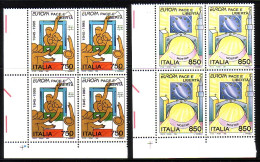 ITALIEN MI-NR. 2383-2384 POSTFRISCH(MINT) 4er BLOCK EUROPA 1995 - FRIEDEN Und FREIHEIT - 1995