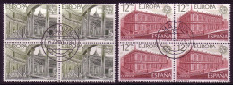 SPANIEN MI-NR. 2366-2367 O 4er BLOCK EUROPA 1978 - BAUDENKMÄLER - 1978