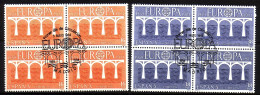 SPANIEN MI-NR. 2633-2634 O 4er BLOCK EUROPA 1984 BRÜCKE - 1984