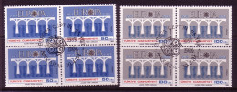 TÜRKEI MI-NR. 2667-2668 GESTEMPELT(USED) 4er BLOCK EUROPA 1984 BRÜCKE - 1984