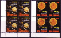 SAN MARINO MI-NR. 1575-1576 GESTEMPELT(USED) 4er BLOCK EUROPA 1994 ENTDECKUNGEN Und ERFINDUNGEN - 1994