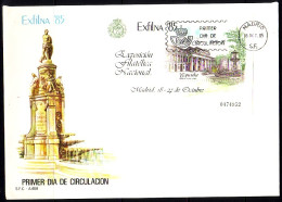 SPANIEN BLOCK 28 FDC EXFILNA'85 PRADO MADRID - FDC