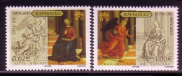 VATIKAN MI-NR. 1534-1535 POSTFRISCH(MINT) BEDEUTENDE MUSEEN DER WELT GEMÄLDE VON RAFFAEL - Unused Stamps