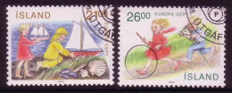 ISLAND MI-NR. 701-702 GESTEMPELT(USED) EUROPA 1989 KINDERSPIELE - 1989