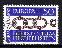 LIECHTENSTEIN MI-NR. 454 GESTEMPELT(USED) EUROPA 1965 GÜRTELSCHLEIFE - 1965