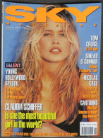 Journal Revue SKY MAGAZINE August 1990  -Claudia Schiffer  -Tom Cruise  -Sinead O'Connor  -Nicolas Cage  -Young * - Autres & Non Classés