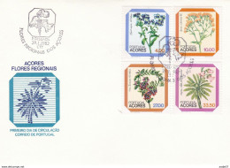 Portugal, 1982, FDC Açores Flores Regionais - FDC