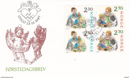 Norway 1987; FDC Michel 984-985 Christmas - FDC