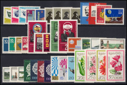 1154-1244 DDR-Jahrgang 1966 Komplett, Postfrisch ** / MNH - Annual Collections