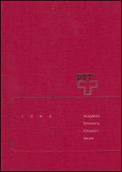 PTT-Jahrbuch Schweiz 1988, Alle Marken Mit Ersttagsstempel - Collections