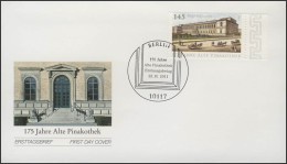 2893 Pinakothek München 2011, FDC ESSt Berlin - Briefe U. Dokumente