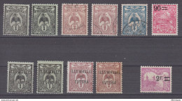 LOT Of 11 NEW CALEDONIA / WALLIS AND FUTUNA ISLANDS - Used Stamps