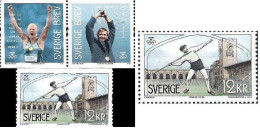 Sweden 2012 Olympic Champions Stockholm Olympics 1912 100 Ann Full Set Of 4 Stamps MNH - Ete 1912: Stockholm