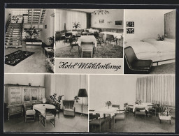 AK Oelde /Kr. Beckum, Hotel Mühlenkamp Trude Beerheide, Geiststr. 36, Innenansichten  - Beckum