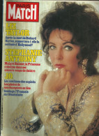 Paris Match N° 1839- 24 Août 1984 - Litz Taylor - Les Caprices De Stéphaie -  Michel Sardou - Publicité Ricard - Allgemeine Literatur