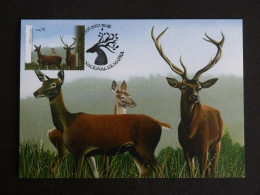 PORTUGAL FDC 1er JOUR AVEC YT 3227 CERF DEER STAG HIRSCH VEADO - PARC NATIONAL DE MAFRA - FDC