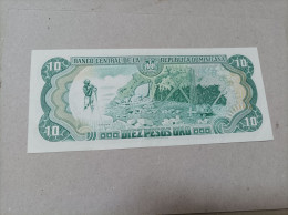 Billete Republica Dominicana 10 Pesos, Año 1996, AUNC - Dominicaine