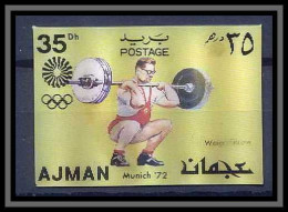 0193/ Ajman ** MNH Michel N°1438 Halterophilie Weightlifting Hammer Throwing Lancer De Poids Jeux Olympiques (olympic) - Pesistica