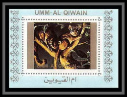 0119b/ Michel N°1539 Lemur Lemurien Animaux Animals Umm Al Qiwain Deluxe Blocs ** MNH  - Monkeys