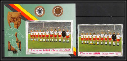 Ajman - 4526c/ Bloc N°84 A + N°368 A German National Football Team 1969 Soccer Neuf ** MNH - 1970 – Mexique