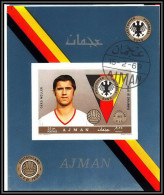 Ajman - 4513/ N°366 B Gerd Muller German Football Soccer Used Printing Proof Non Dentelé Imperf - 1970 – Mexique