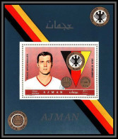 Ajman - 4510/ N°363 Franz Beckenbauer German Football Soccer Neuf ** MNH Deluxe Miniature Sheets - 1970 – Mexique