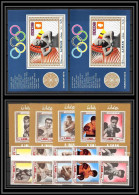 Ajman - 4520/ N°382/386 Bloc 98 A/B Boxe Boxing Cerdan Neuf ** MNH Deluxe Miniature Sheet Perfect Set Non Dentelé Imperf - Pugilato