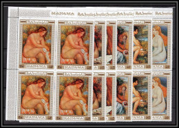 Manama - 3161h/ N°270/275 A Renoir Nus Nudes Peinture Tableaux Paintings ** MNH Bloc 4 - Desnudos