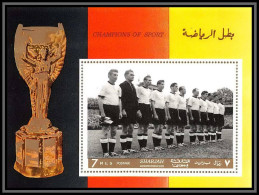 Sharjah - 2097/ Bloc N°42 A Football Soccer German National 1968 Team Neuf ** MNH - 1970 – Mexique