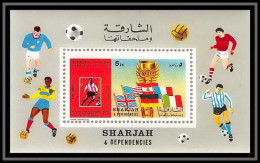 Sharjah - 2051b/ Bloc N°A 65 A Gris Football Soccer Wold Championship MEXICO 1970 ** MNH  - Unclassified
