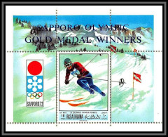 Ras Al Khaima - 548/ N°99 A Jeux Olympiques (olympic Games) Sapporo Japon Japan 1972 Neuf ** MNH Overprint (surchargé) - Inverno1972: Sapporo