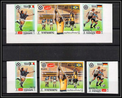 Yemen Royaume (kingdom) - 4051g 1150/1152 B Football Soccer Pelé World Cup Mexico 1970 ** MNH Non Dentelé Imperf - 1970 – Mexique