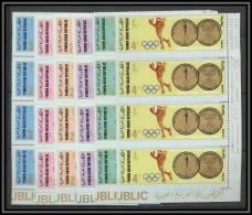 Nord Yemen YAR - 3597c N°767/772 Cobalt Jeux Olympiques (olympic Games) Winter Grenoble Sapporo 1968 ** MNH Bloc 4 - Inverno1968: Grenoble