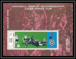 Nord Yemen YAR - 3548/ Bloc N°133 Football Soccer Mexico World Cup Jules Rimet 1970 ** MNH  - 1970 – Mexique
