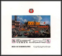 Yemen Royaume (kingdom) - 4303 N°514 Canaletto Unesco 1968 Venice Painting Tableau Neuf ** MNH Deluxe Miniature Sheet - UNESCO