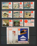 Nord Yemen YAR - 3623/ N°1250/1256 + Bloc 147 Jeux Olympiques (olympic Games) Winter Sapporo 1972 ** MNH  - Inverno1972: Sapporo