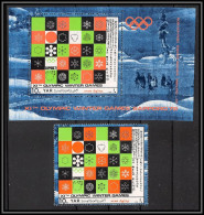 Nord Yemen YAR - 3616b/ Bloc N°161 + N°1360 Jeux Olympiques (olympic Games) Sapporo 1972 ** MNH Ice Crystals Cote 24 - Inverno1972: Sapporo