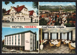 AK Kaufbeuren (Allgäu), Hotel Hasen, Innen- Und Aussenansicht - Kaufbeuren