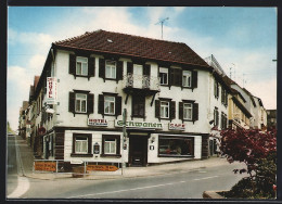 AK Beerfelden /Odenwald, Hotel-Restaurant-Café Schwanen, Inh. Familie Sattler  - Odenwald