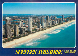 Australie - Australia - Goldcoast - View Of Rolling Surf Along The Coastline From North Surfers - Paradise To Main Beach - Gold Coast