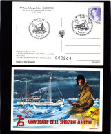 ITALIA,Polo Nord,75° Anniv. Spedizione Albertini Ricerca Dispersi Dirigibile Italia (1 Cart. Fronte-retro) - Arctic Expeditions