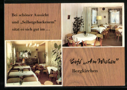 AK Bergkirchen üb. Bad Oeynhausen, Café Am Wiehen  - Bad Oeynhausen
