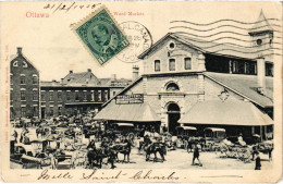 PC CANADA, OTTAWA, WARD MARKET, Vintage Postcard (b54564) - Ottawa