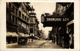 PC US, CA, SAN FRANCISCO, CHINA TOWN, Vintage REAL PHOTO Postcard (b54538) - San Francisco