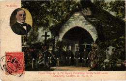 PC US, OH, CANTON, WEST LAWN CEMETERY, MC KINLEY, Vintage Postcard (b54506) - Other & Unclassified