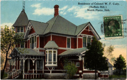 PC US, NEB, NORTH PLATTE, RESIDENCE OF BUFFALO BILL, Vintage Postcard (b54497) - North Platte