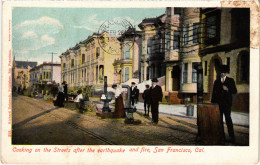 PC US, CA, SAN FRANCISCO, STREET AFTER THE EARTHQUAKE, Vintage Postcard (b54484) - San Francisco