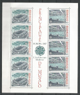 MONACO ANNEE 1987 BF N° 37 NEUF** MNH TB COTE 30,00 € - Blocks & Kleinbögen